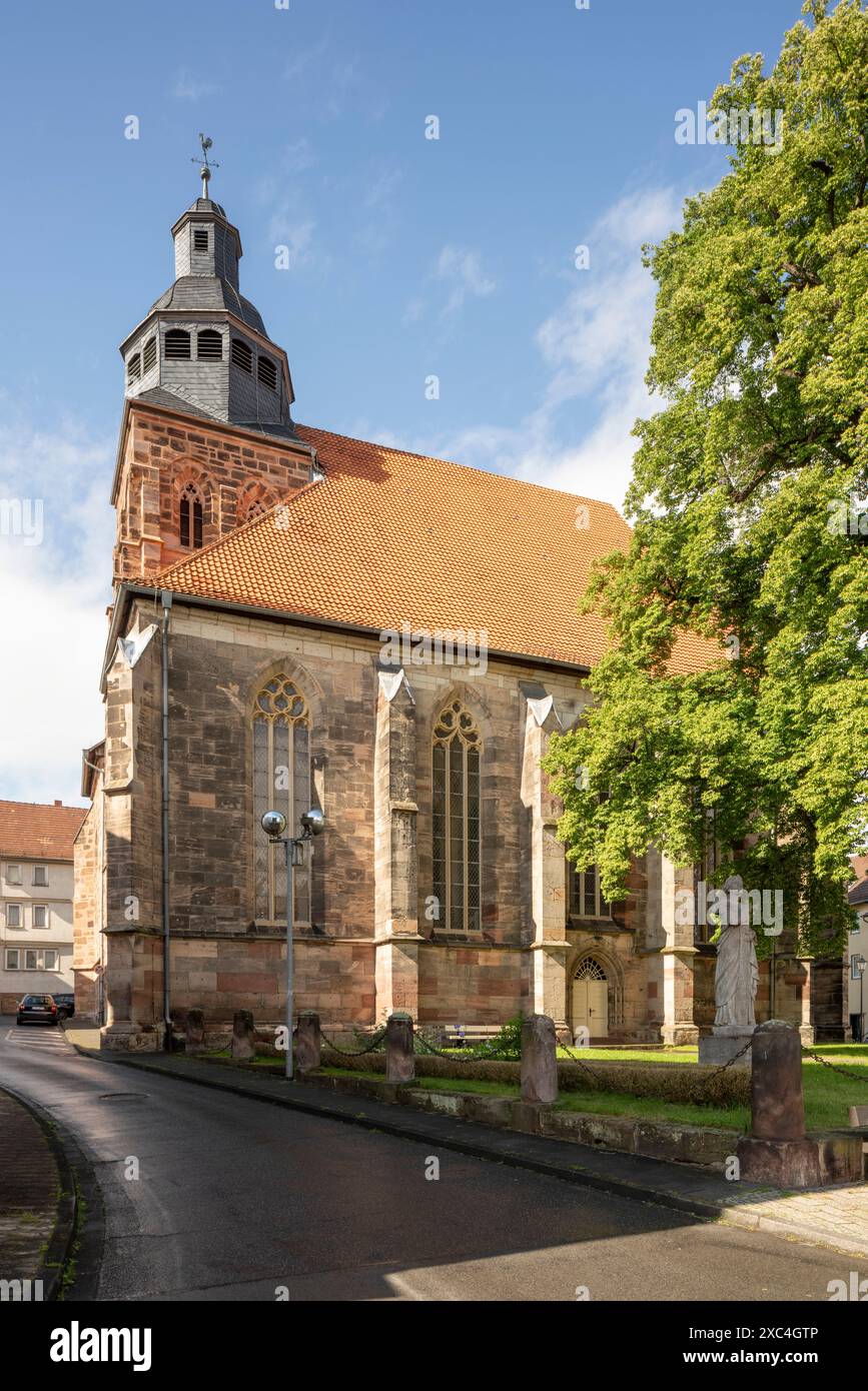 Eschwege, Evangelische Marktkirche St. Dionys, Blick von Süden Stockfoto