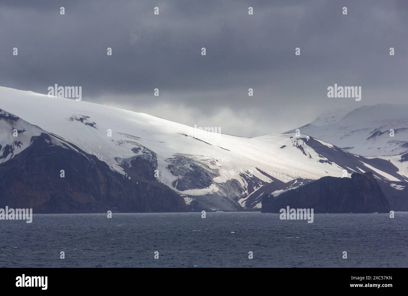 Lavebrua Island, South Point, Deception Island, South Shetland Islands, Antarktische Halbinsel, Antarktis Stockfoto