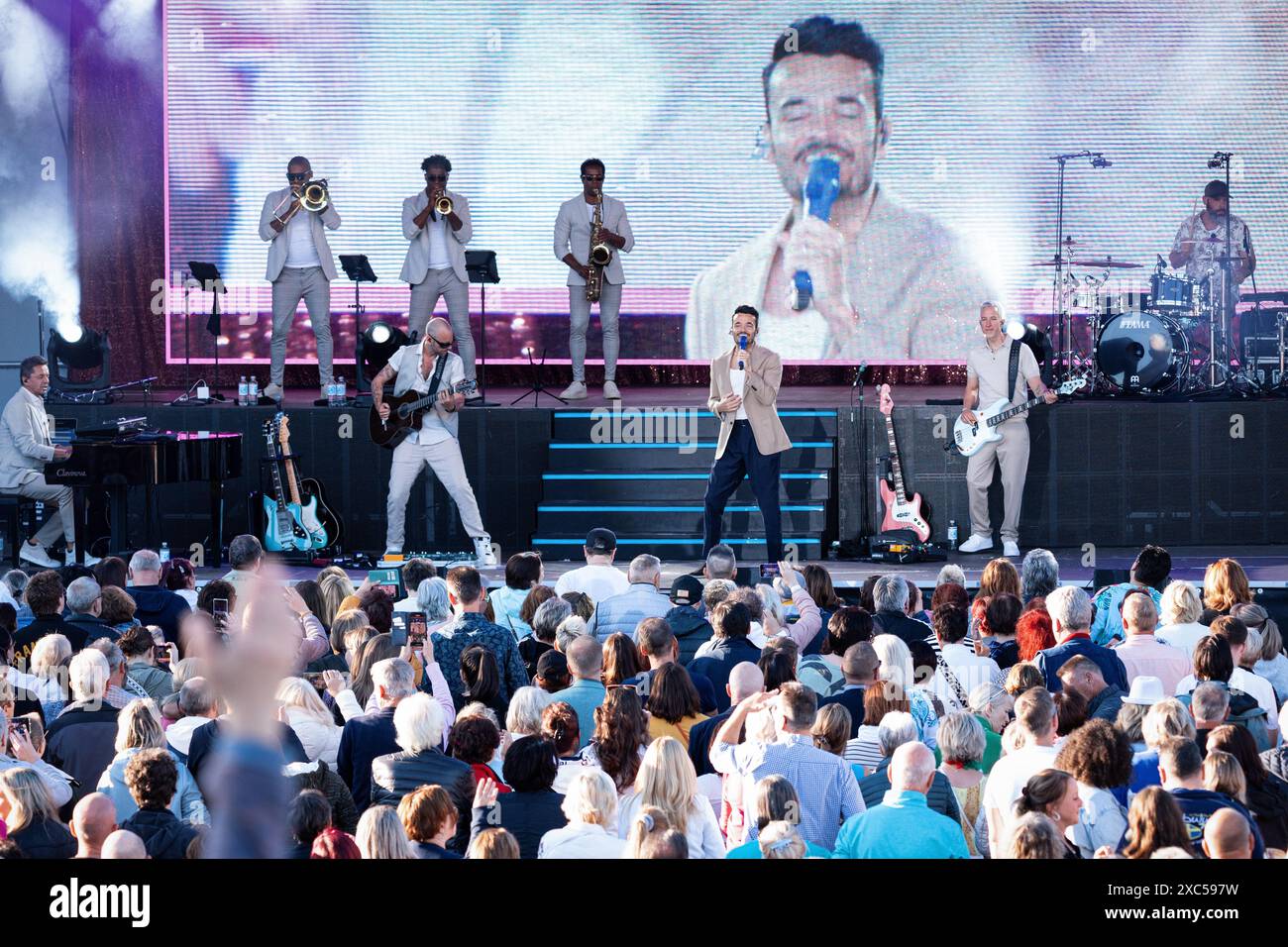 Berlin, Deutschland. Juni 2024. Der Entertainer und Sänger Giovanni