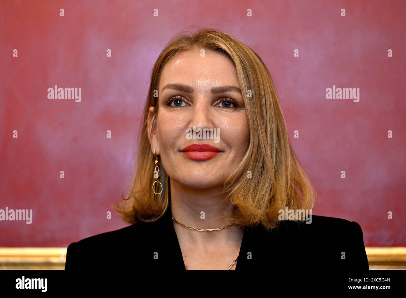 Prag, Tschechische Republik. Juni 2024. Die slowakische Regisseurin Slava Daubnerova feierte am 14. Juni 2024 die Aufführung des kompletten Nibelungsrings durch den Komponisten Richard Wagner am Nationaltheater und Staatsoper Prag, Tschechische Republik. Quelle: Katerina Sulova/CTK Photo/Alamy Live News Stockfoto