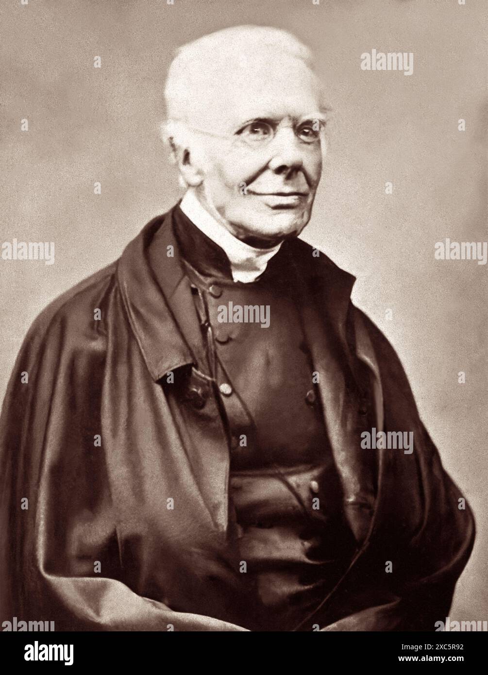 John Keble (1792–1866), englischer anglikanischer Priester, Dichter, Theologe und einer der Führer der Oxford-Bewegung. Das Keble College an der Oxford University wurde nach ihm benannt. Stockfoto