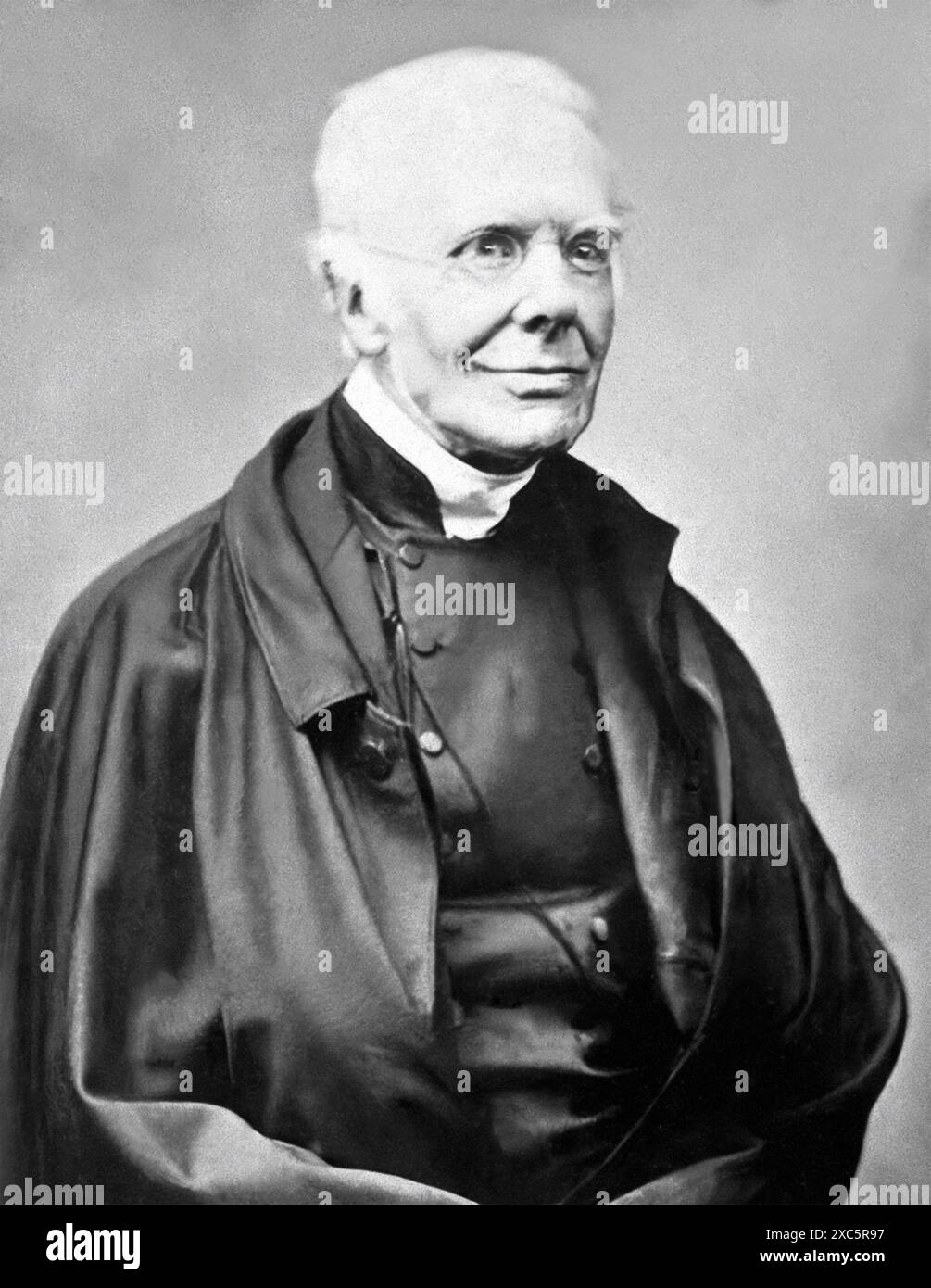 John Keble (1792–1866), englischer anglikanischer Priester, Dichter, Theologe und einer der Führer der Oxford-Bewegung. Das Keble College an der Oxford University wurde nach ihm benannt. Stockfoto