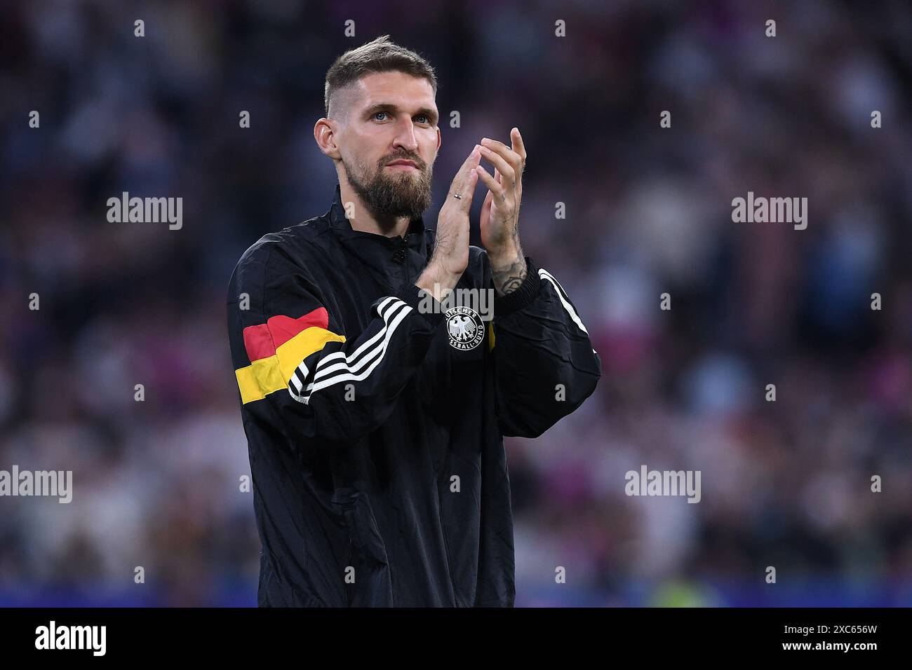 Fussball UEFA EURO 2024 Gruppenphase 1. Spieltag Eroeffnungsspiel Deutschland - Schottland am 14.06.2024 in der München Fussball Arena in München Robert Andrich ( Deutschland ) Foto: Revierfoto Credit: ddp Media GmbH/Alamy Live News Stockfoto
