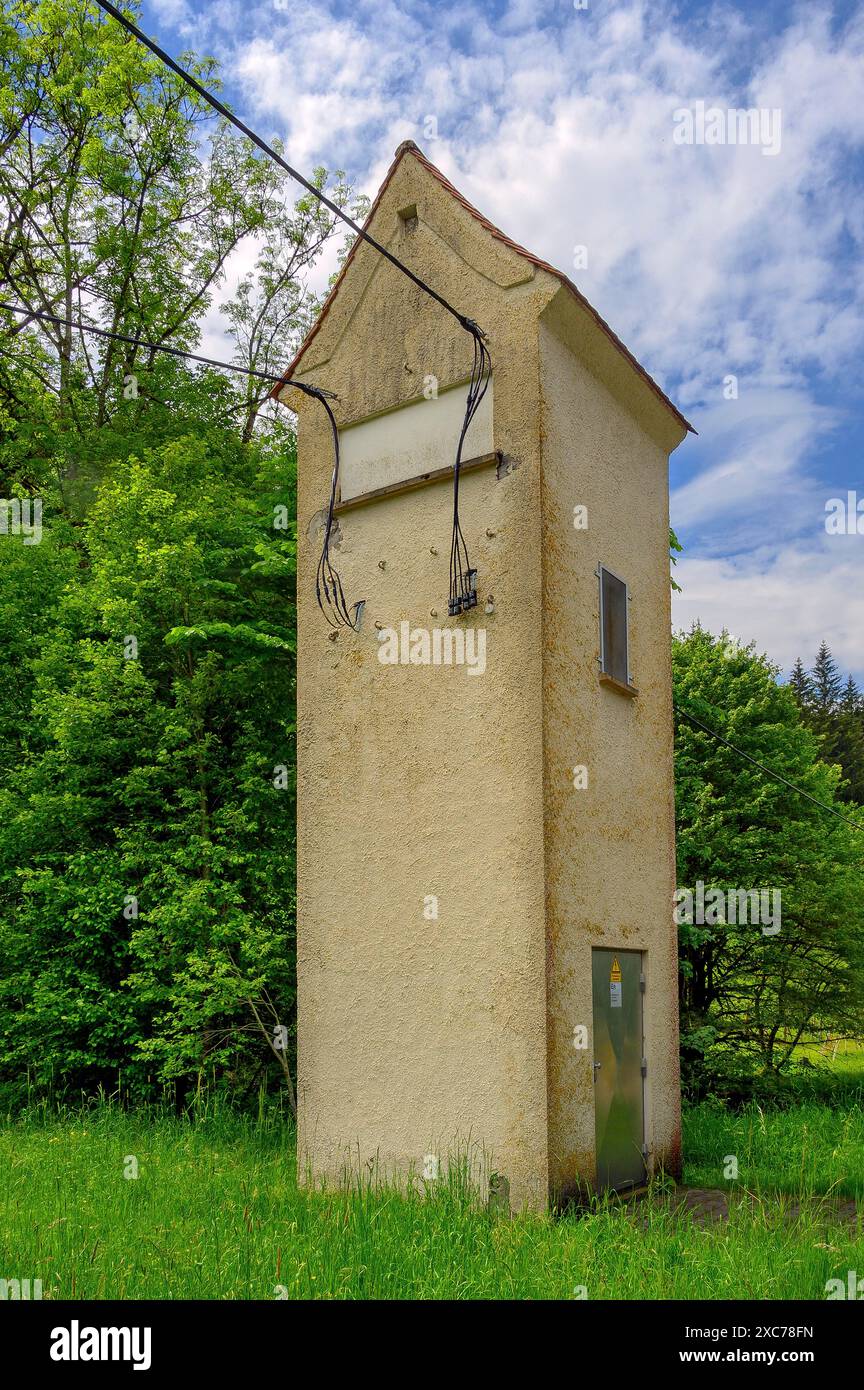 Alter Travo-Turm, Kreuzthal, Markt Buchenberg, Allgäu, Schwaben, Bayern, Deutschland Stockfoto