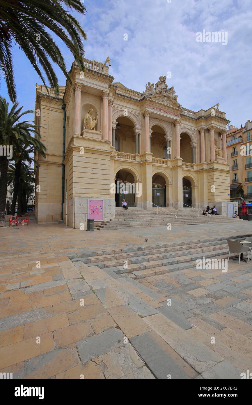 Oper erbaut 1862, Theater, Place Victor Hugo, Toulon, Var, Provence, Frankreich Stockfoto