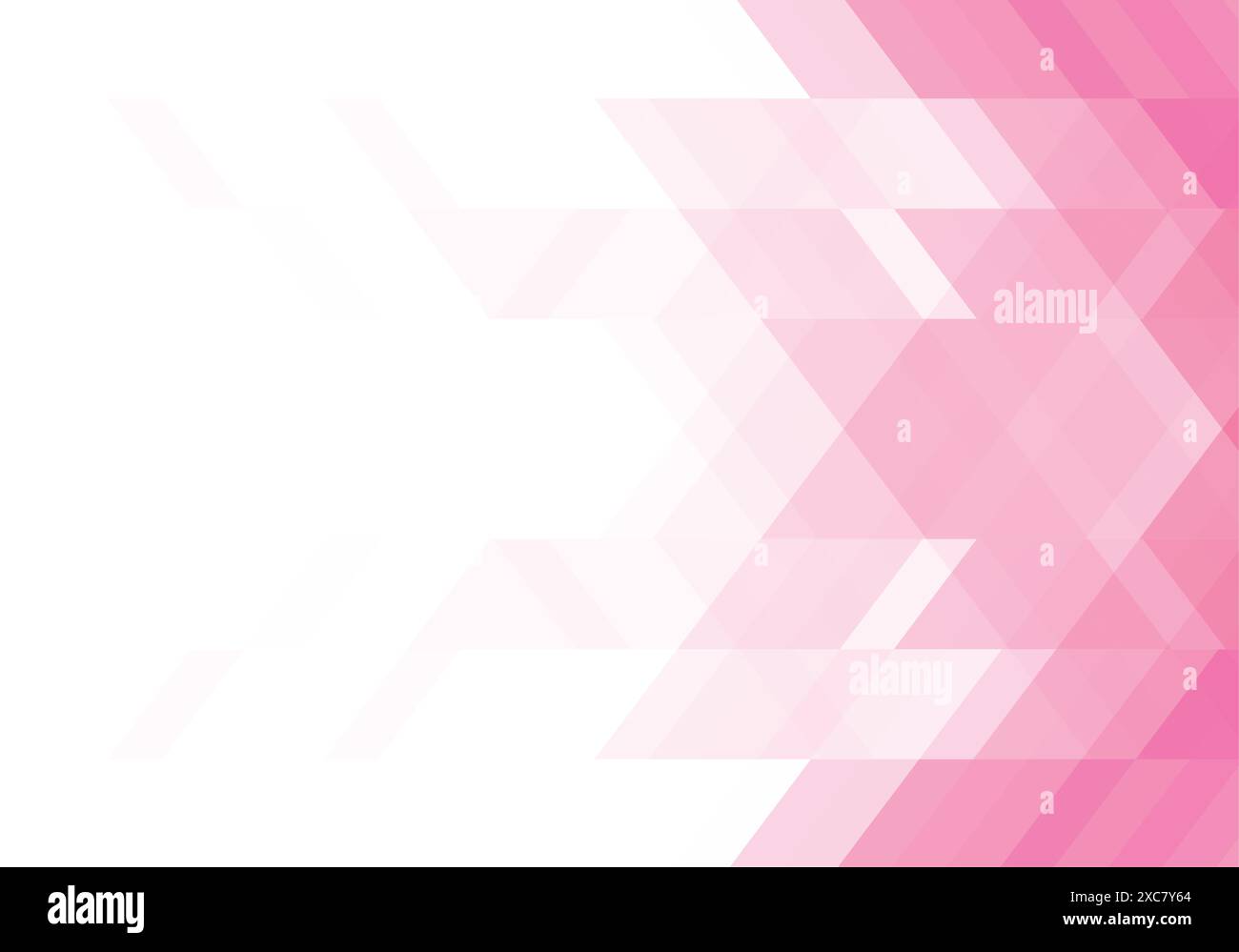 Hintergrund abstrakter rosafarbener geometrischer Formen Stock Vektor