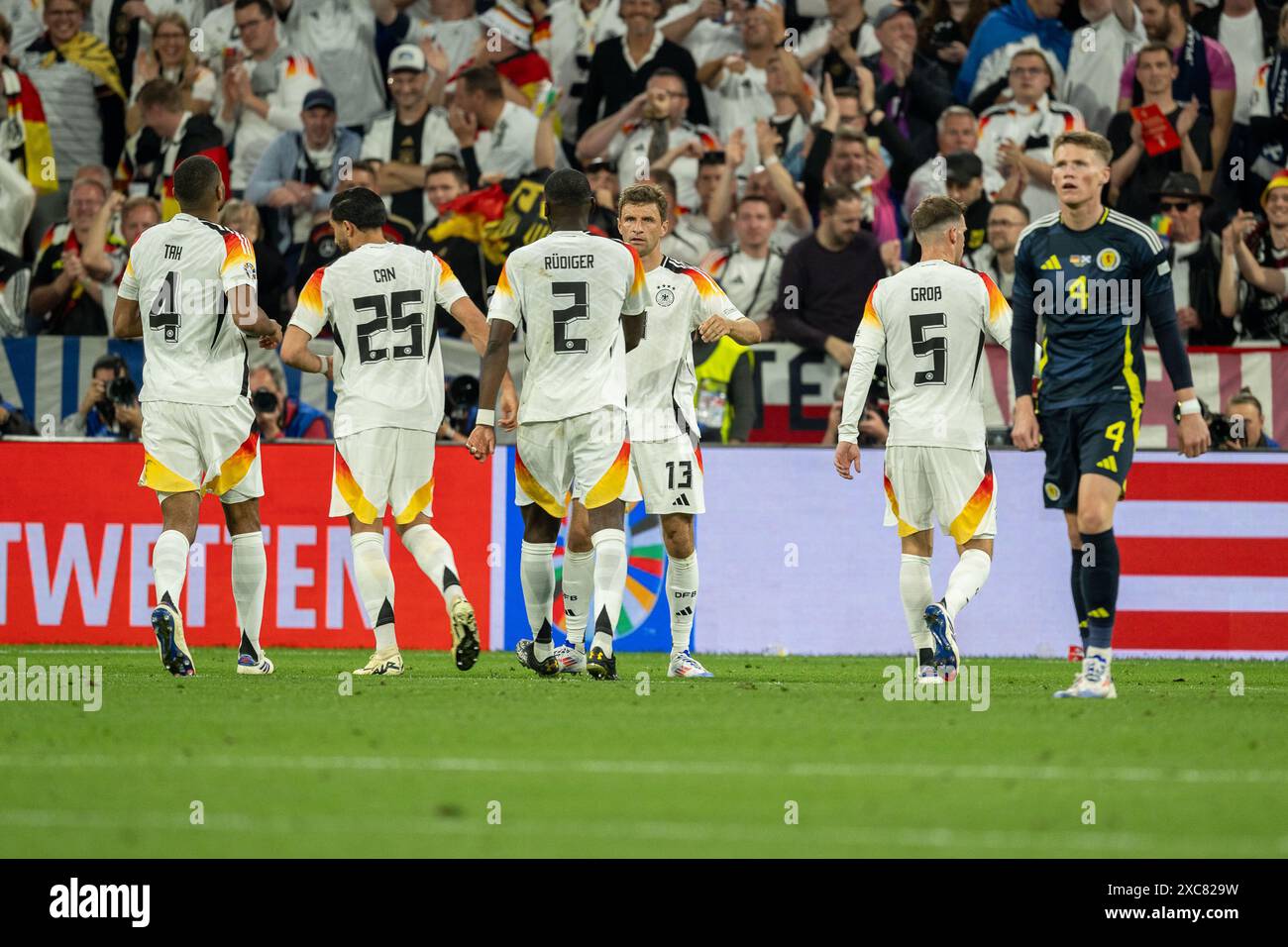#, DE, Deutschland (DE) vs. Scottland (SCO), Fussball Europameisterschaft, UEFA EURO 2024, Gruppe A, 1. Spieltag, 14.06.2024, Foto: Eibner-Pressefoto/Sascha Walther Stockfoto
