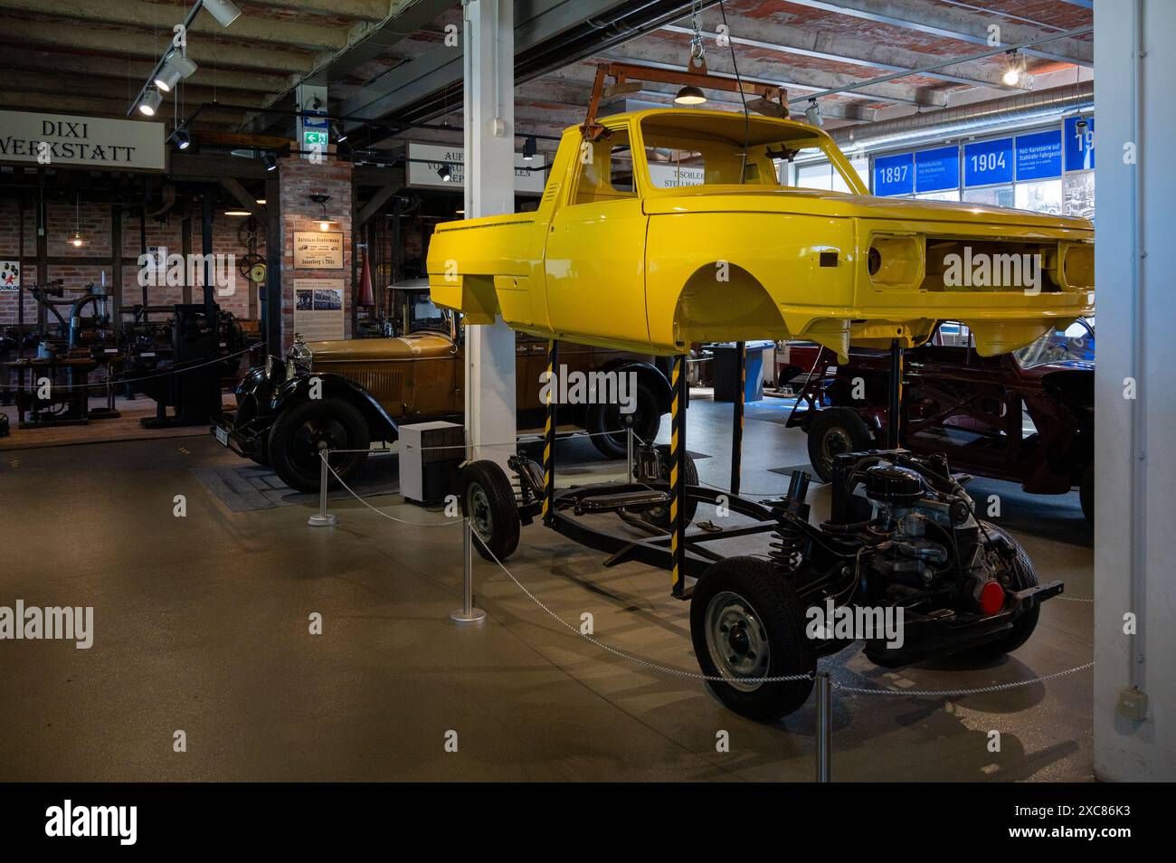 Das AWE Wartburg Automuseum in Eisenach Stockfoto