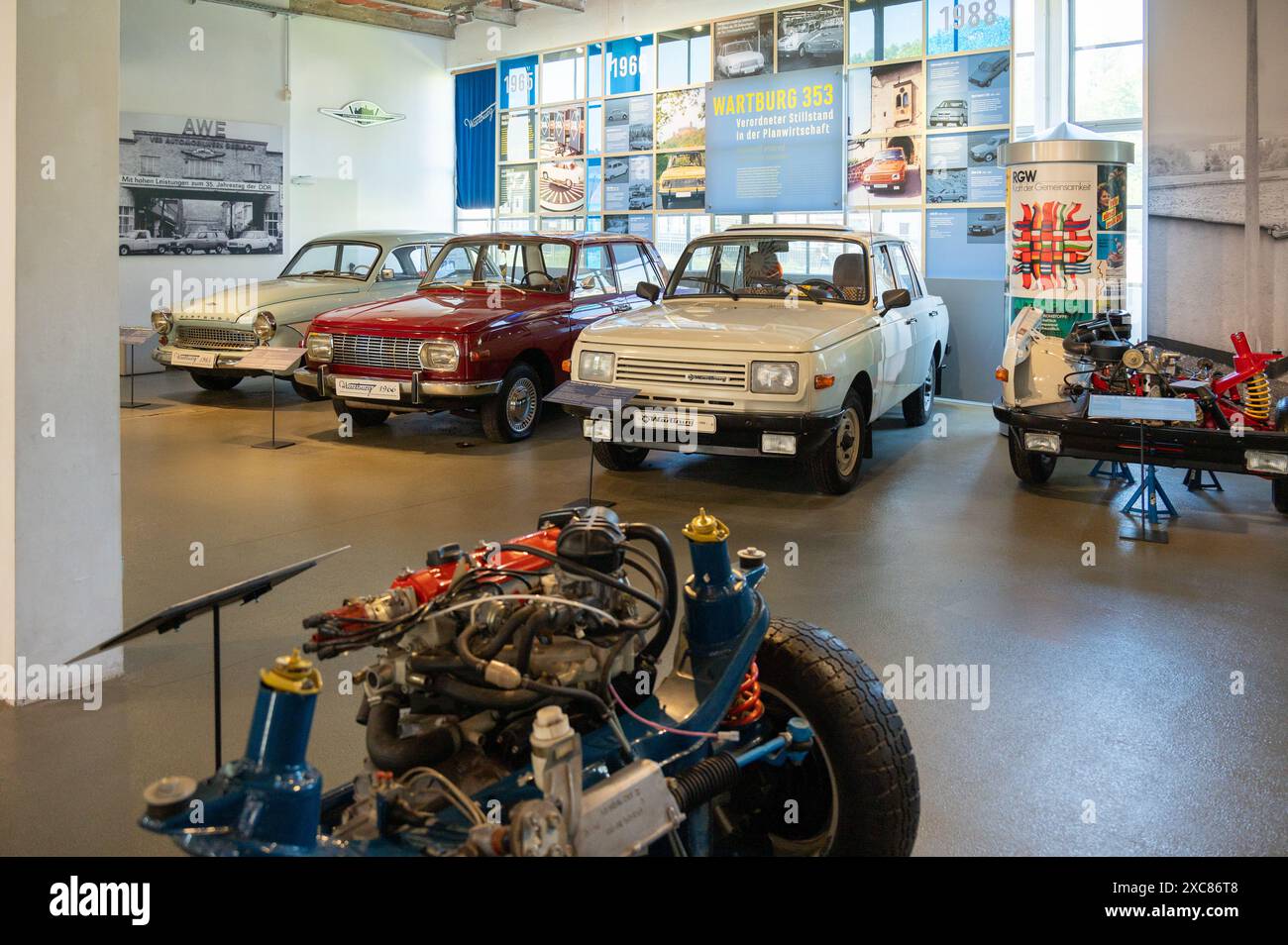 Das AWE Wartburg Automuseum in Eisenach Stockfoto