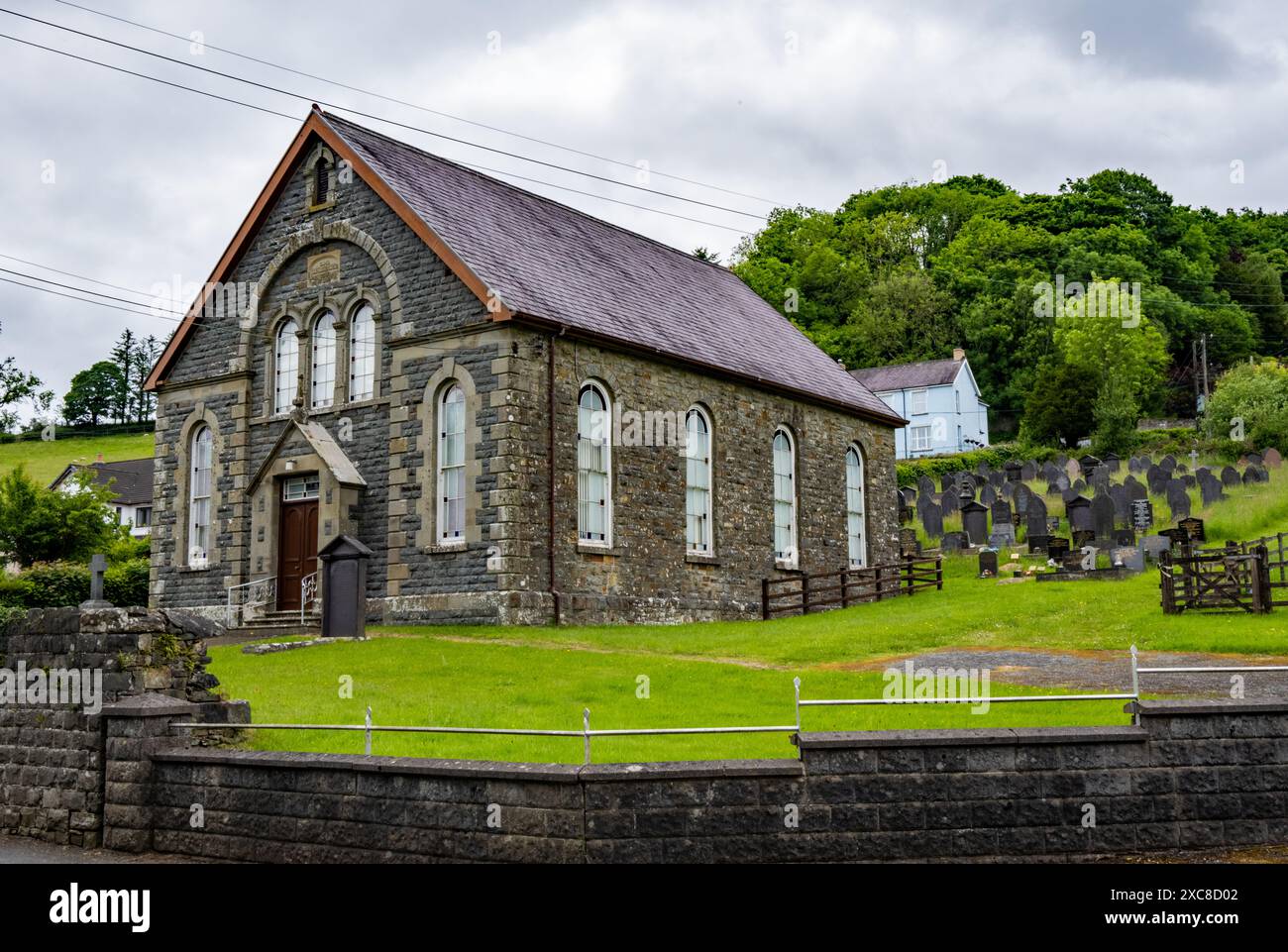 Llwynrhydowen Unitarian Chapel, Pontsian, LLANDYSUL, Ceredigion Stockfoto