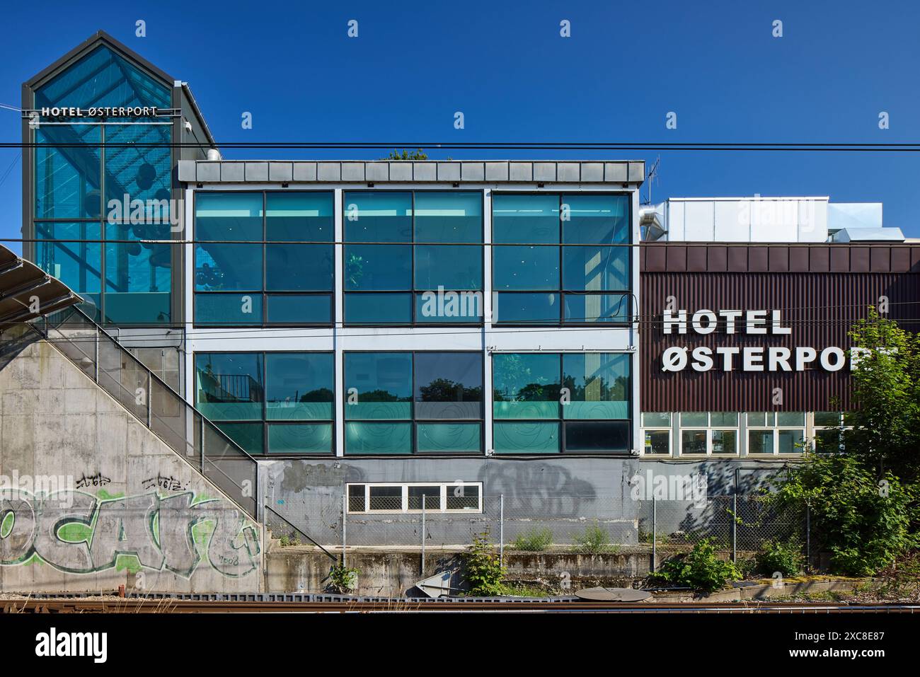 Hotel Østerport, entworfen von Erik Christian Sørensen, 1956; Kopenhagen, Dänemark Stockfoto