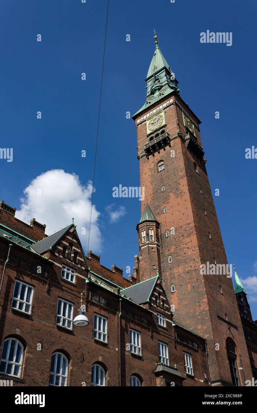 Rathaus von Kopenhagen Dänemark Stockfoto