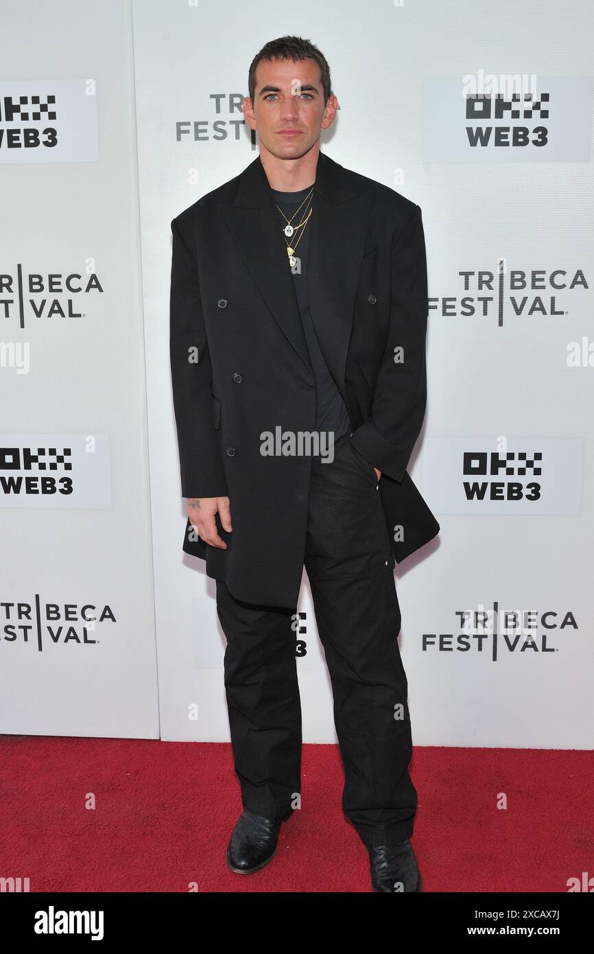 New York, USA. Juni 2024. Alex Fine besucht die New Yorker Premiere von in the Summers at the Village East von Angelika Cinemas beim Tribeca Festival in New York, NY am 15. Juni 2024. (Foto: Stephen Smith/SIPA USA) Credit: SIPA USA/Alamy Live News Stockfoto