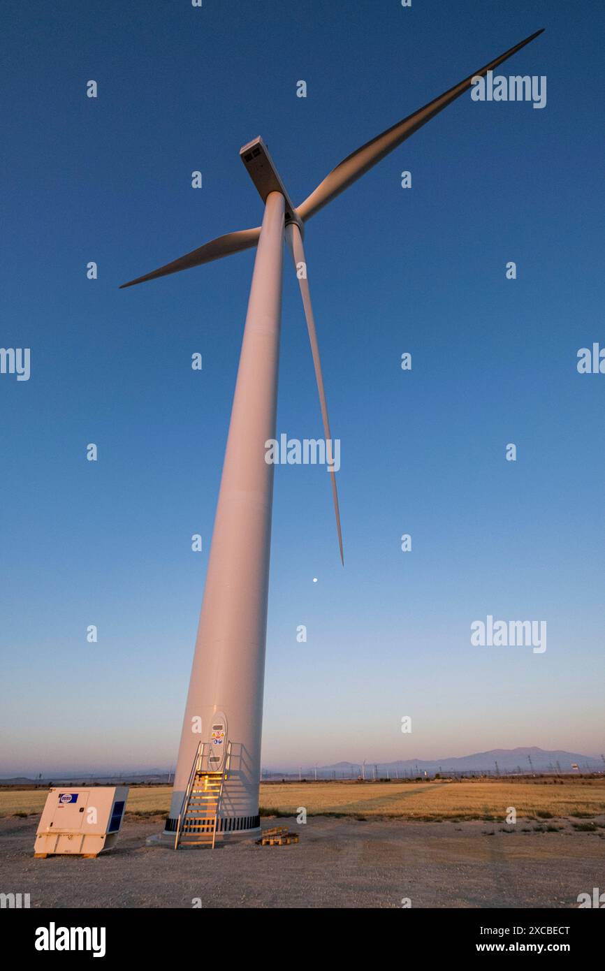 Windpark La Muela, Saragossa, Aragonien, Spanien, Europa Stockfoto