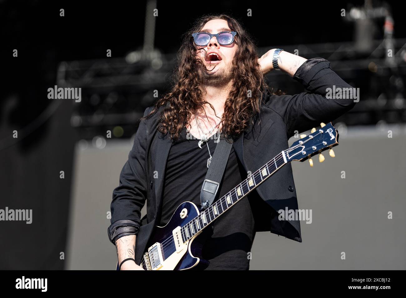 The Struts in Concerto al Firenze Rocks 2024. Foto di Davide Merli Stockfoto