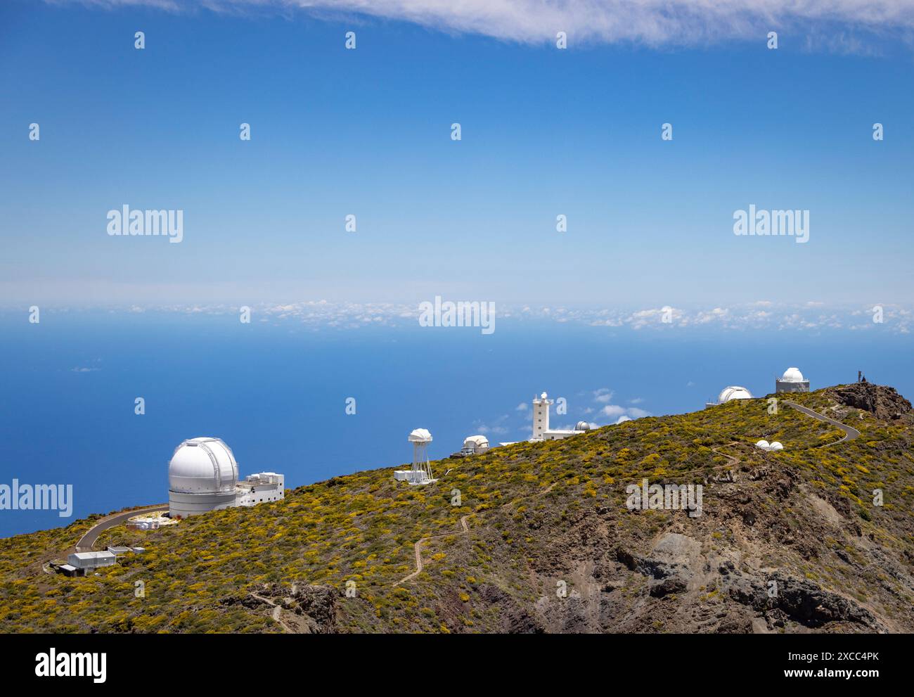 Roque de los Muchachos Observatory, La Palma, Kanarische Inseln, Spanien Stockfoto