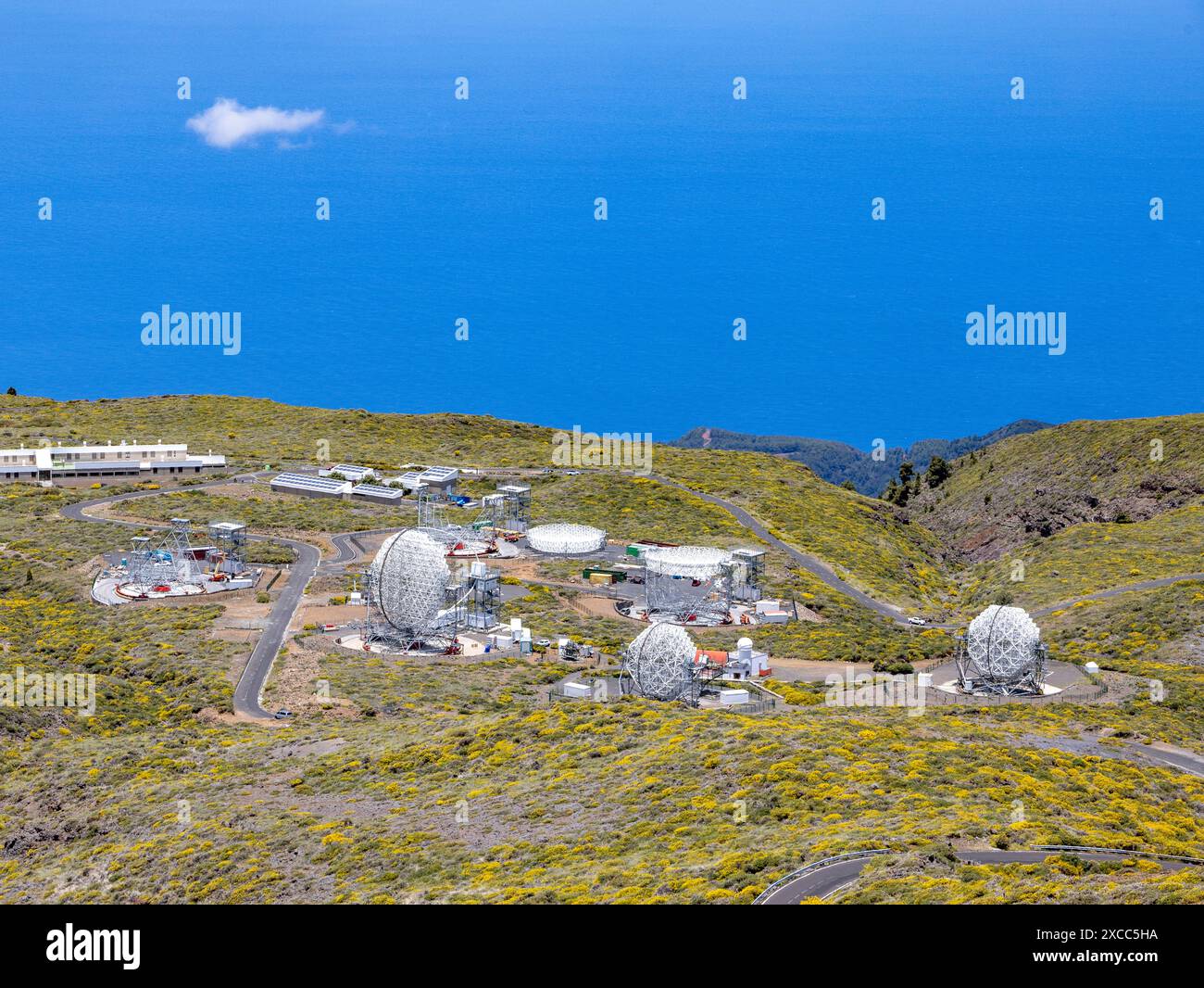 Roque de los Muchachos Observatory, La Palma, Kanarische Inseln, Spanien Stockfoto