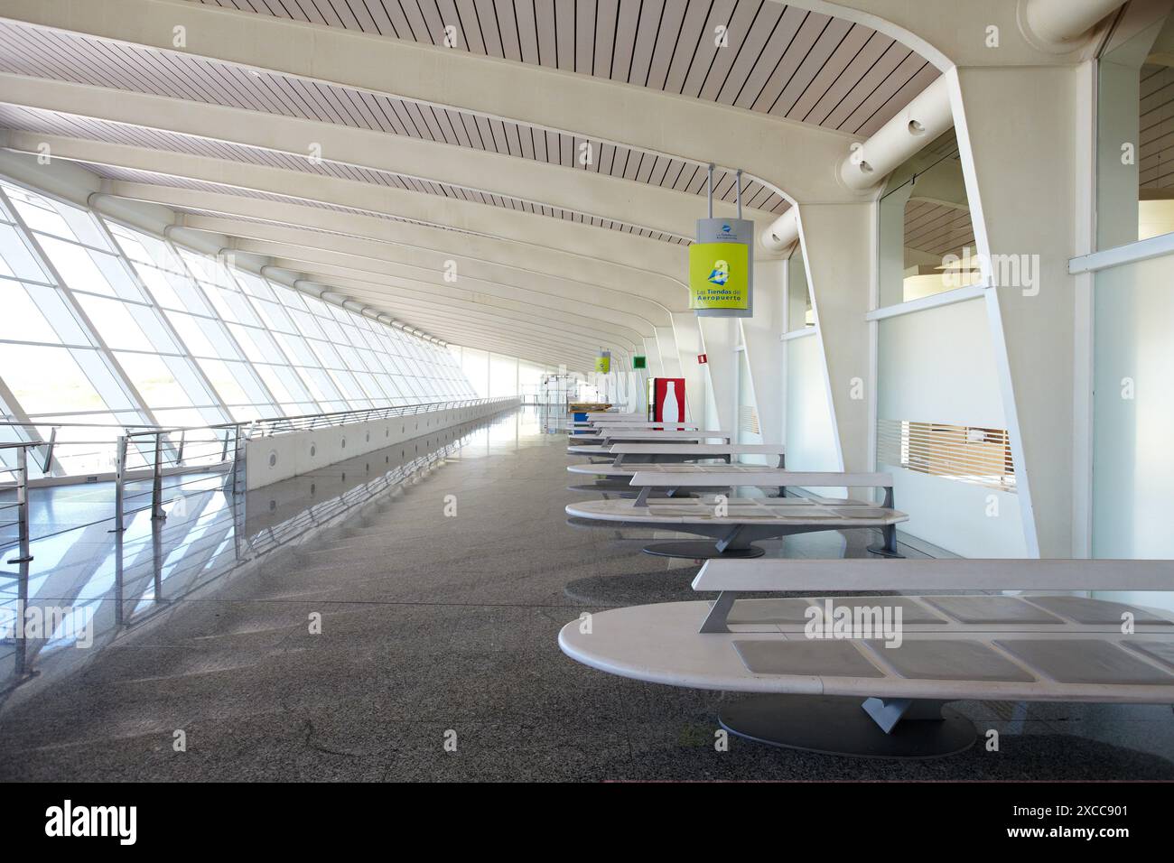 Loiu Flughafen Bilbao Bizkaia, Baskenland, Spanien. Stockfoto