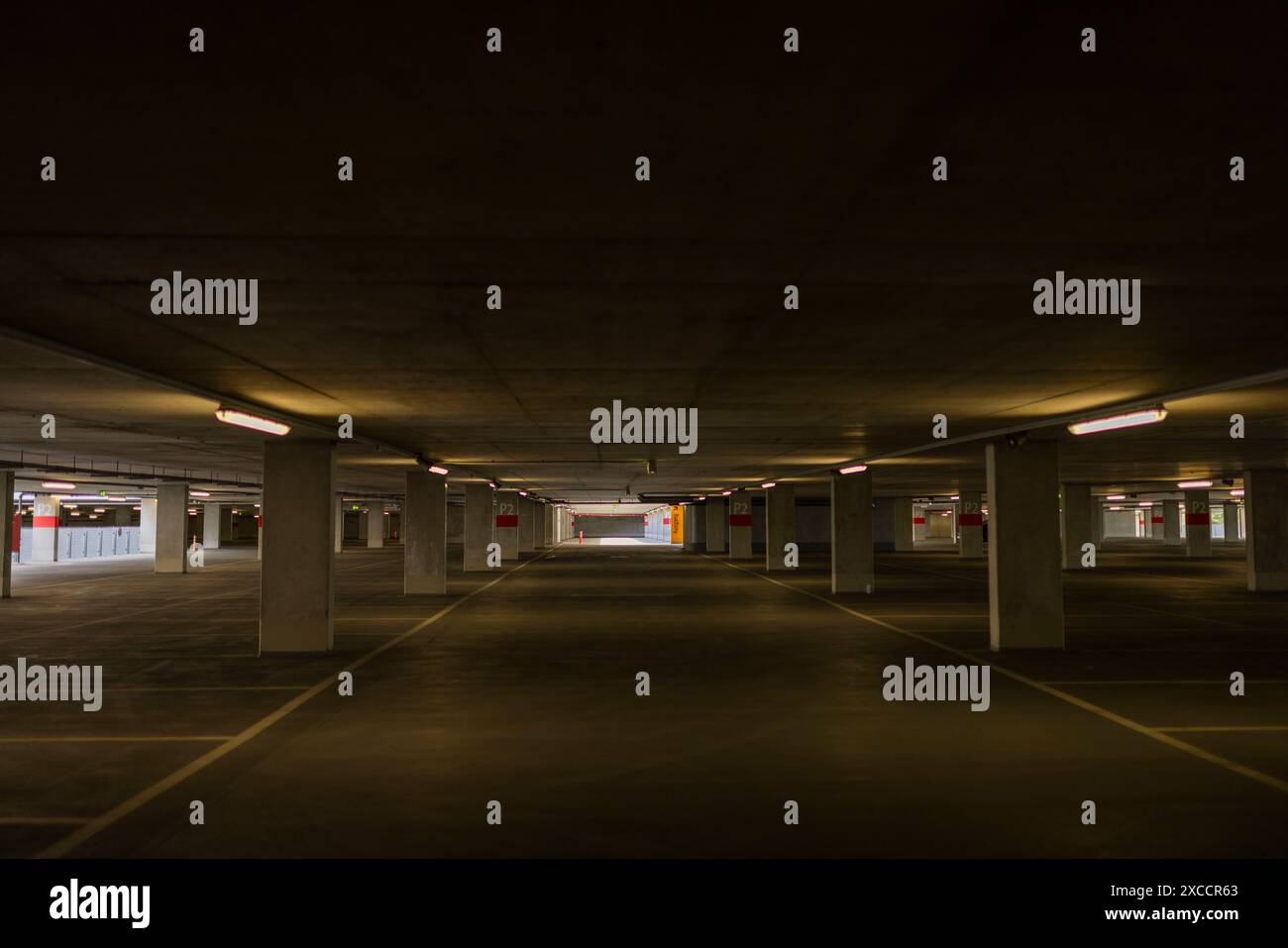 München, Deutschland. Juni 2024. Parkhaus Germany - Scotland Deutschland - Schottland 14.06.2024 Copyright (nur für journalistische Zwecke) by : M Stockfoto