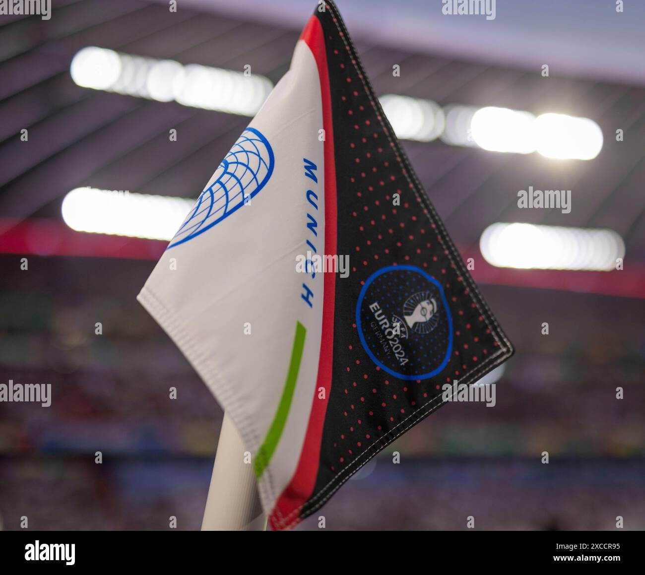 München, Deutschland. Juni 2024. Eckfahne Germany - Scotland Deutschland - Schottland 14.06.2024 Copyright (nur für journalistische Zwecke) by : M Stockfoto