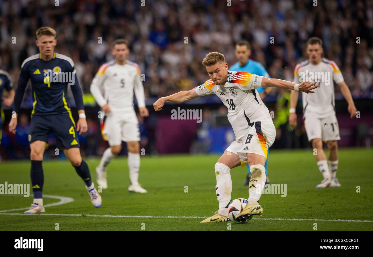 München, Deutschland. Juni 2024. Maximilian Mittelstädt (DFB) Germany - Scotland Deutschland - Schottland 14.06.2024 Copyright (nur für journalistis Stockfoto
