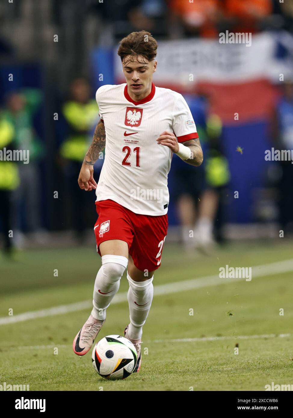 HAMBURG Nicola Zalewski aus Polen beim Gruppenspiel der UEFA EURO 2024