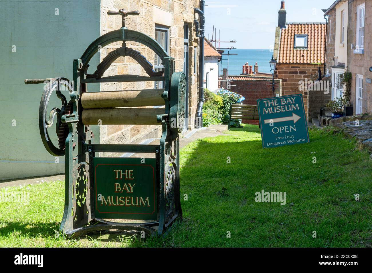 Das Bay Museum in Robin Hood's Bay, North Yorkshire, England, Großbritannien Stockfoto