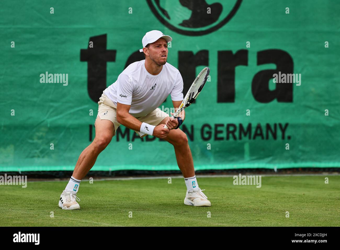 Halle Westf, Westfalen, Deutschland. Juni 2024. James Duckworth (aus) am Hof 31. TERRA WORTMANN OPEN, ATP500 - Herren Tennis (Bild: © Mathias Schulz/ZUMA Press Wire) NUR REDAKTIONELLE VERWENDUNG! Nicht für kommerzielle ZWECKE! Stockfoto