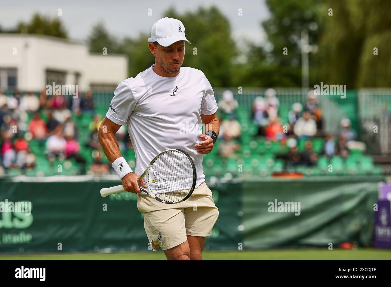 Halle Westf, Westfalen, Deutschland. Juni 2024. James Duckworth (aus) während der 31. TERRA WORTMANN OPEN, ATP500 - Herren Tennis (Bild: © Mathias Schulz/ZUMA Press Wire) NUR REDAKTIONELLE VERWENDUNG! Nicht für kommerzielle ZWECKE! Stockfoto
