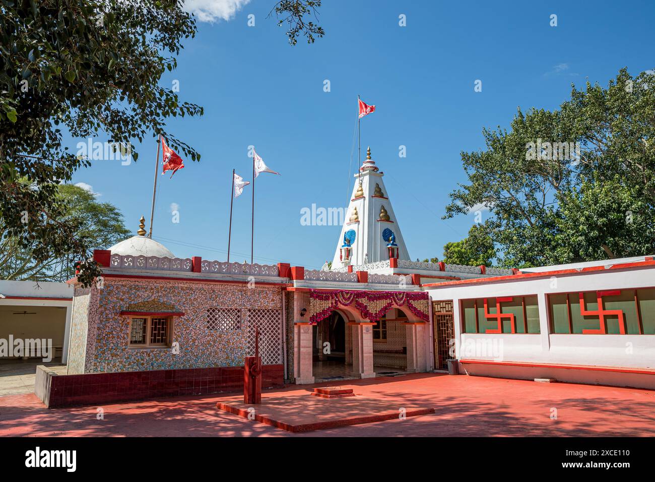 Mosambik, Maputo, Bela Vista, Hindutempel Shree RAM (1908) Stockfoto