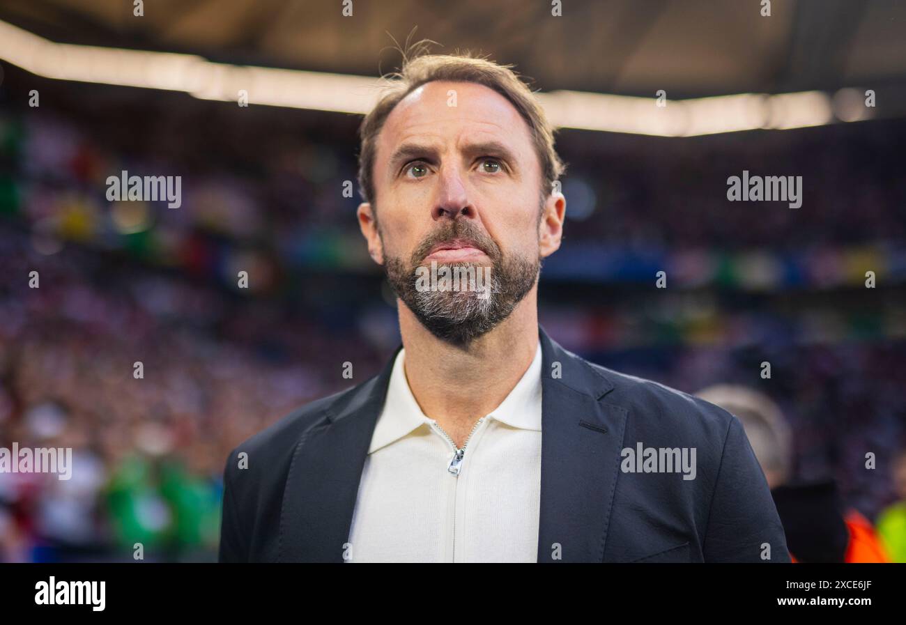 Gelsenkirchen, Deutschland. Juni 2024. Trainer Gareth Southgate (England) England - Serbien England - Serbien 15.06.2024 Credit: Moritz Muller/Alamy Live News Stockfoto