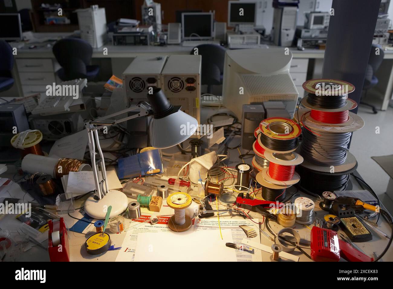 Magnetismus-Forschung, Labor für angewandte Physik, Escuela Universitaria Politécnica, Universidad del Pais Vasco, San Sebastian, Gipuzkoa, Baskenland Stockfoto