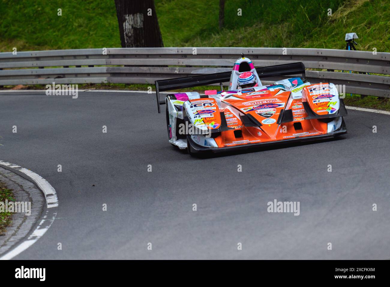 #1, Christian Merli, Osella FA30 Judd LRM, ITA GER, FIA European Hill Climb Championship, Runde 5 - Deutschland, ADAC Glasbachrennen, Steinbach, 14-16.06.2024 Foto: Eibner-Pressefoto/Martin Herbst Stockfoto