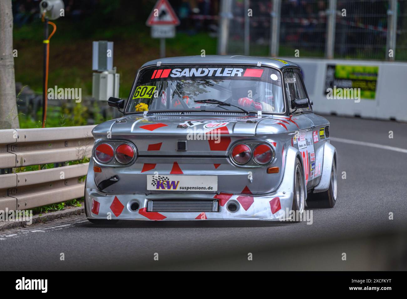 #604, Roman, SZOTT, Frankfurt, NSU TT, DEU GER, FIA Bergsteigermeisterschaft, Runde 5 - Deutschland, ADAC Glasbachrennen, Steinbach, 14-16.06.2024 Foto: Eibner-Pressefoto/Martin Herbst Stockfoto