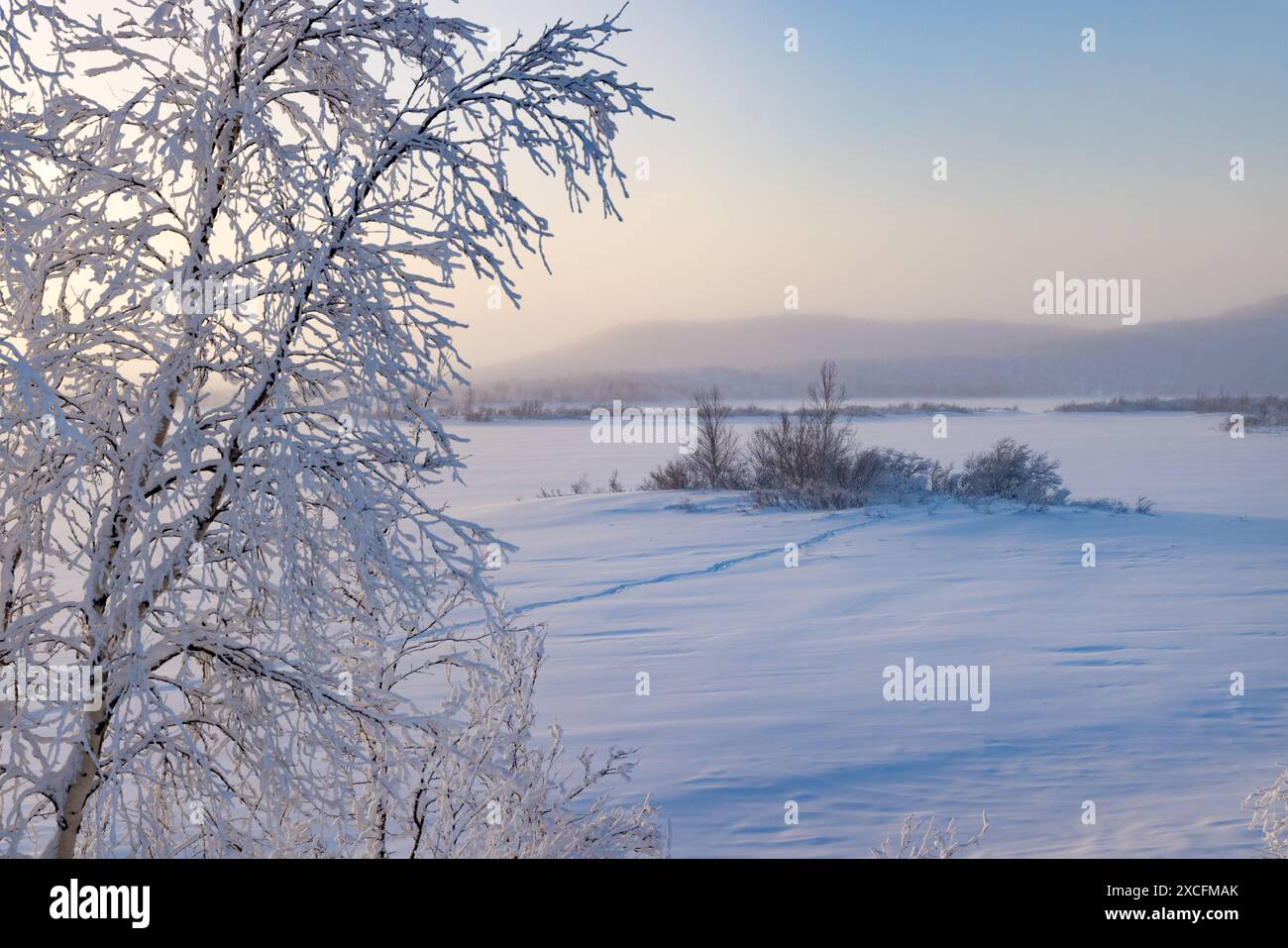 Kilpisjärvi, Enontekiö, Lappland, Finnland Stockfoto