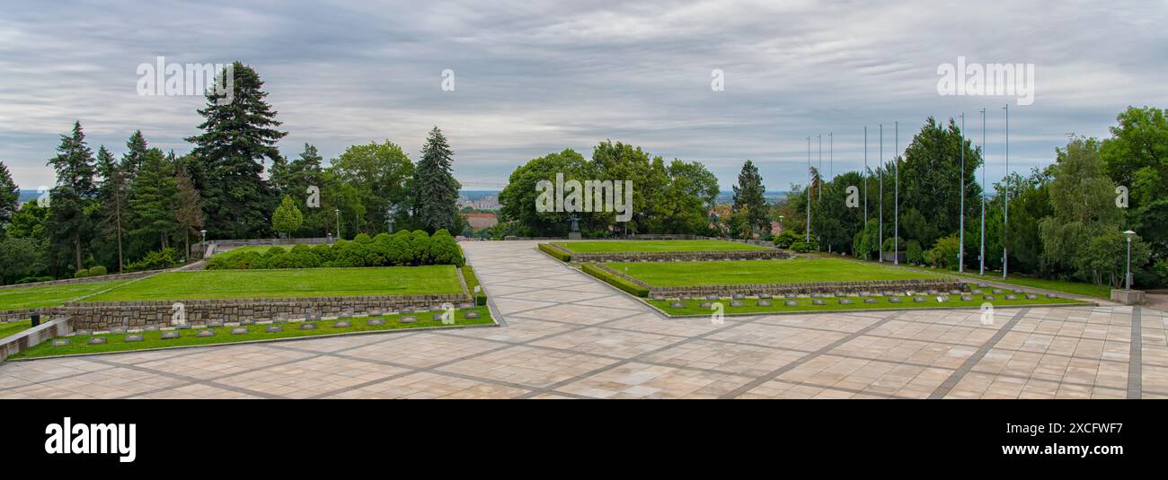 Slavin Militärfriedhof in Bratislava, Slowakei Stockfoto