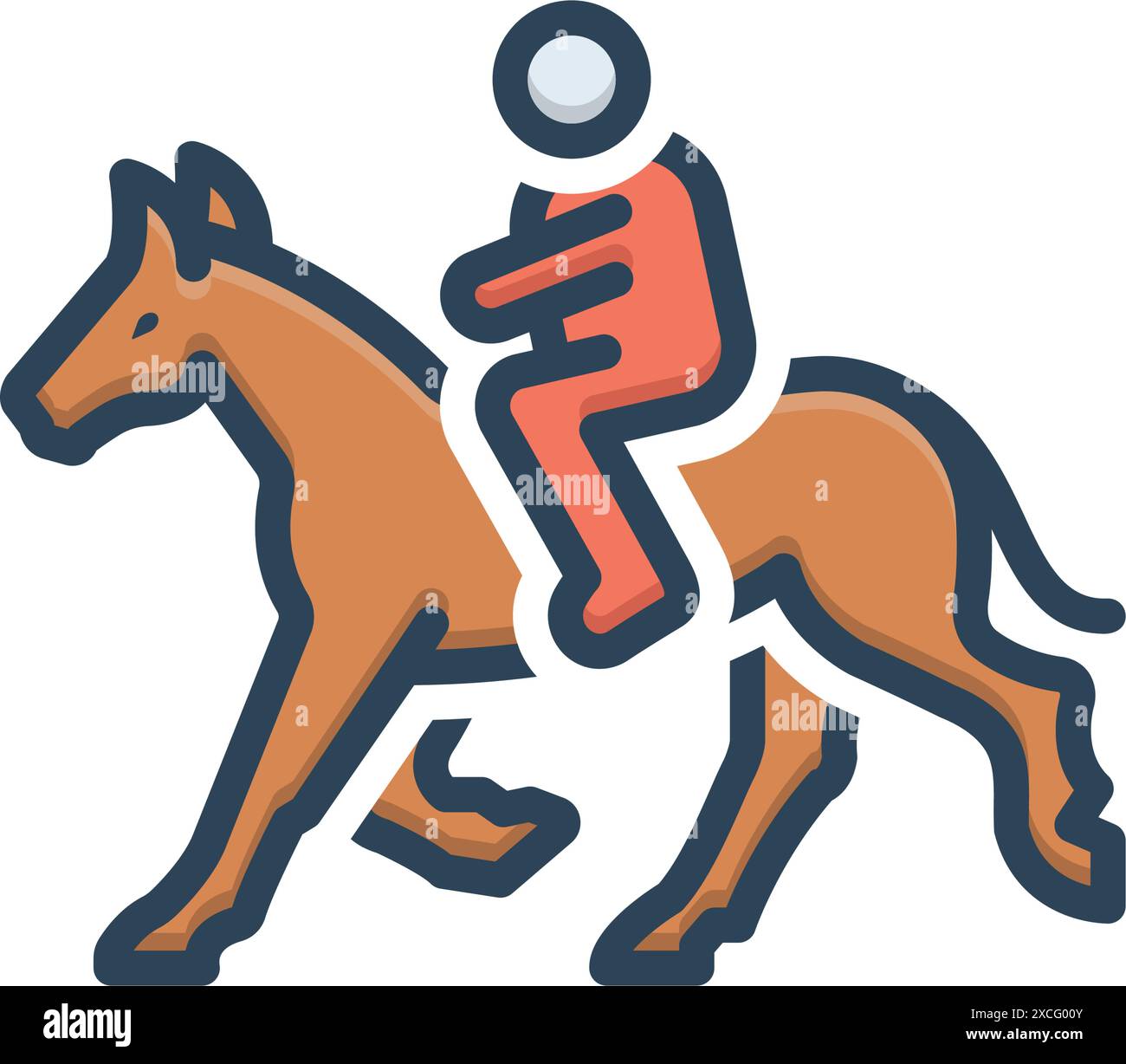 Symbol für Pferd, Pferd Stock Vektor