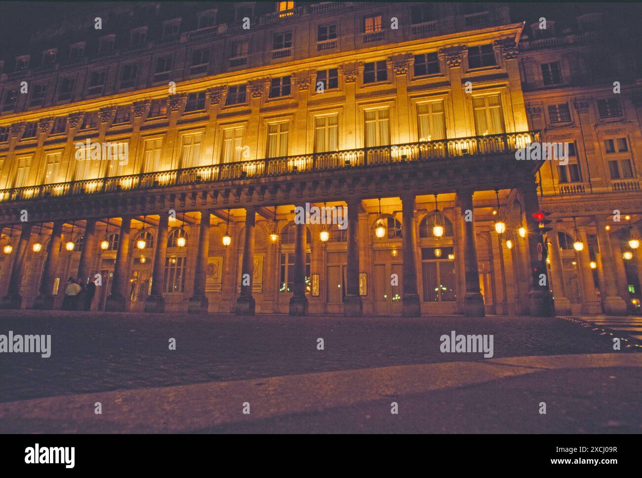 Die Comédie-Francaise oder Théâtre-Francaise bei Nacht, Paris, Frankreich Stockfoto