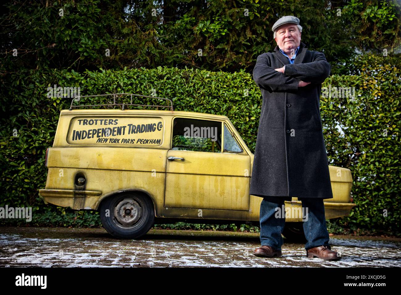 John Sullivan - Schöpfer von Only Fools and Horses, fotografiert in seinem Essex Home. Stockfoto