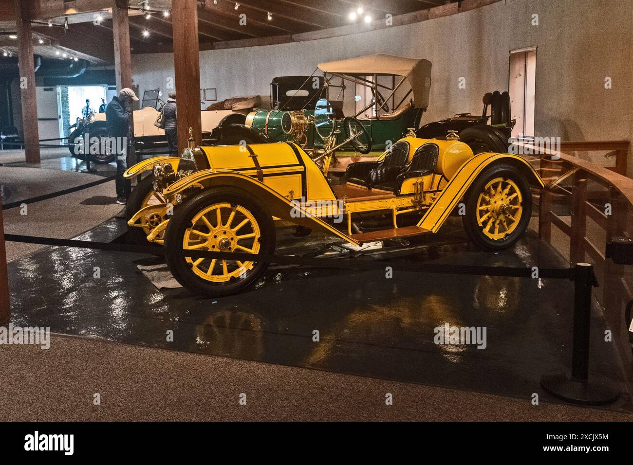 1912 Mercer Raceabout . J. K. Lilly III Automobile Gallery, Heritage Museums & Gardens. Die Stadt Sandwich, Cape Cod, Massachusetts, USA Stockfoto