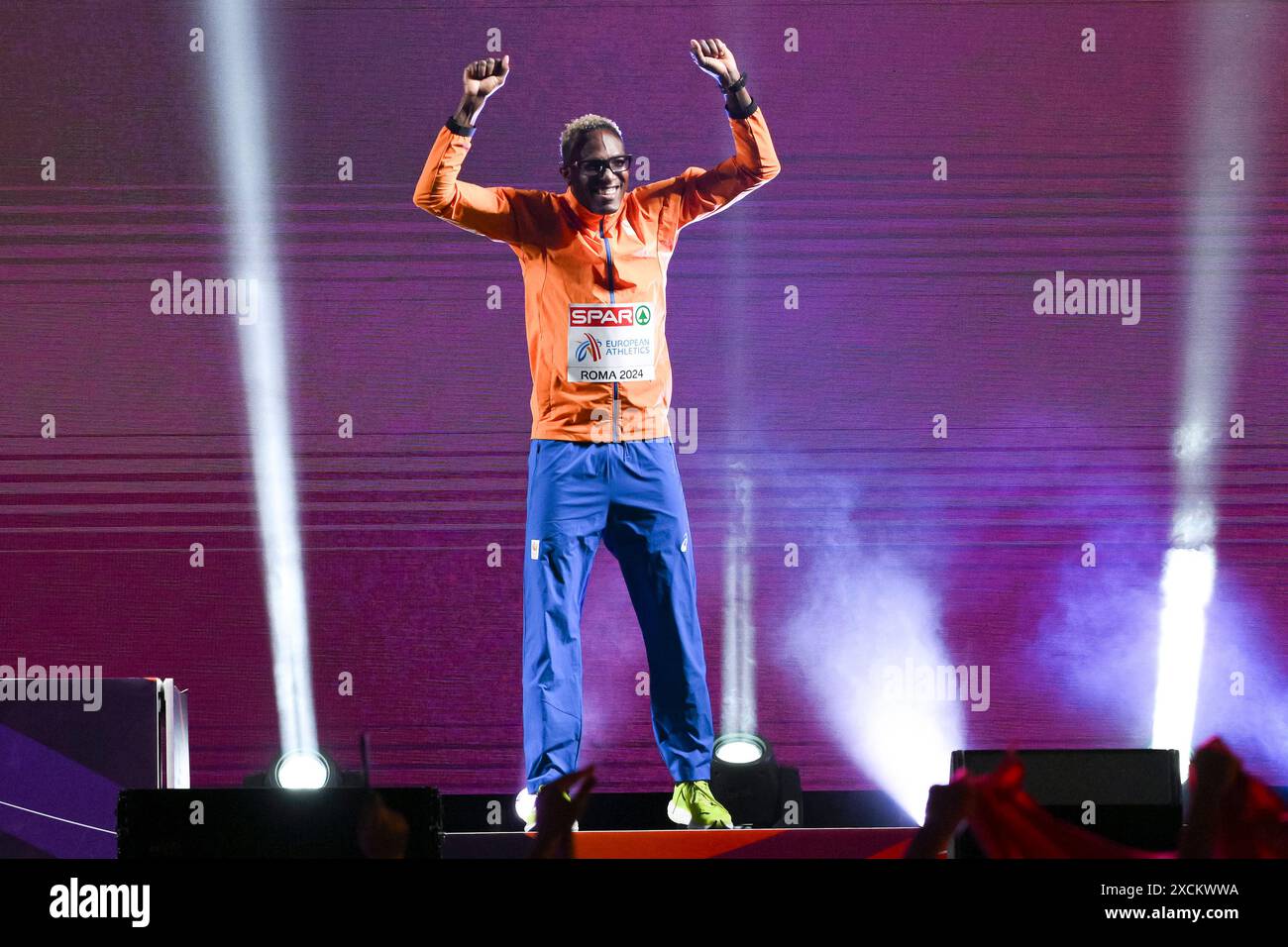 Liemarvin Bonevacia aus den Niederlanden feiert während der ... Liemarvin Bonevacia aus den Niederlanden feiert während der ...