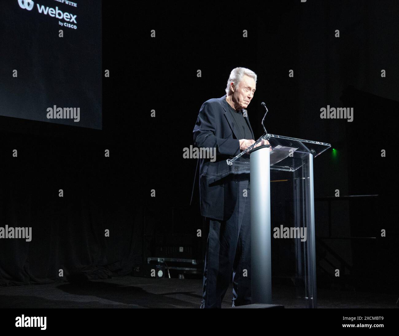 New York, NY. Juni 2024. Christopher Walken stellt den Film der Hirschjäger vor, Teil von de Niro Con auf dem Tribeca Film Festival 2024. @ Veronica Bruno / Alamy Live News Stockfoto