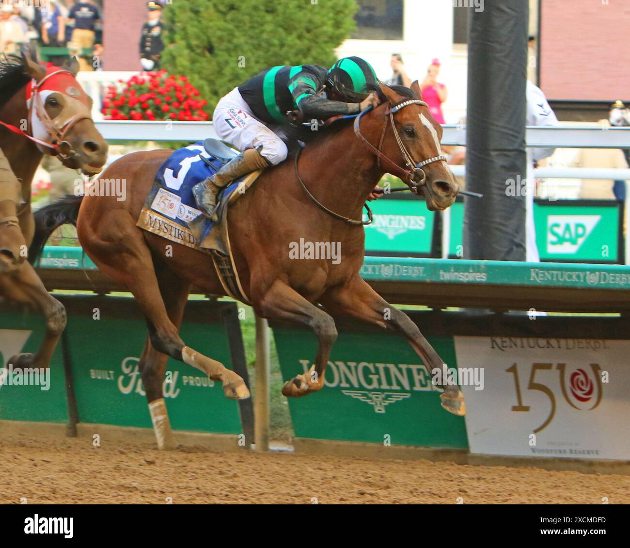 Mai 2024 Samstag Geht Churchill Downs Ins Kentucky Derby Stockfoto