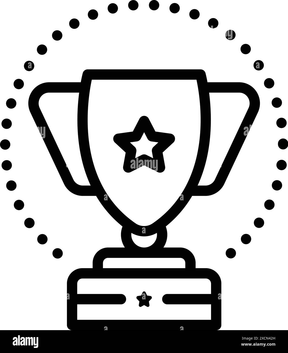 Symbol für Triumph, Trophäe Stock Vektor