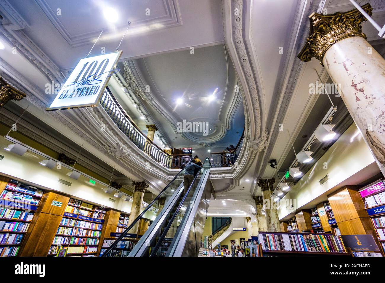 Libreria El Ateneo, Sucursal De La Calle Florida, Buenos Aires, Republica Argentina, Cono Sur, Südamerika Stockfoto