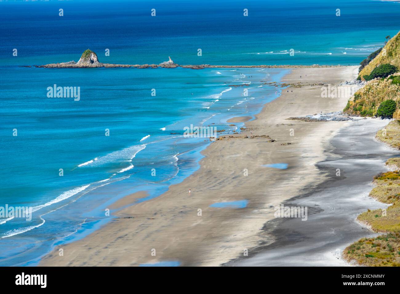 Mangawhai Heads Beach - Neuseeland Stockfoto