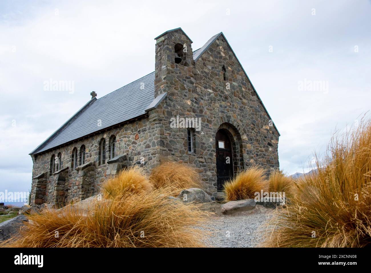 Good Shepherd Kirche - Lake Tekapo - Neuseeland Stockfoto