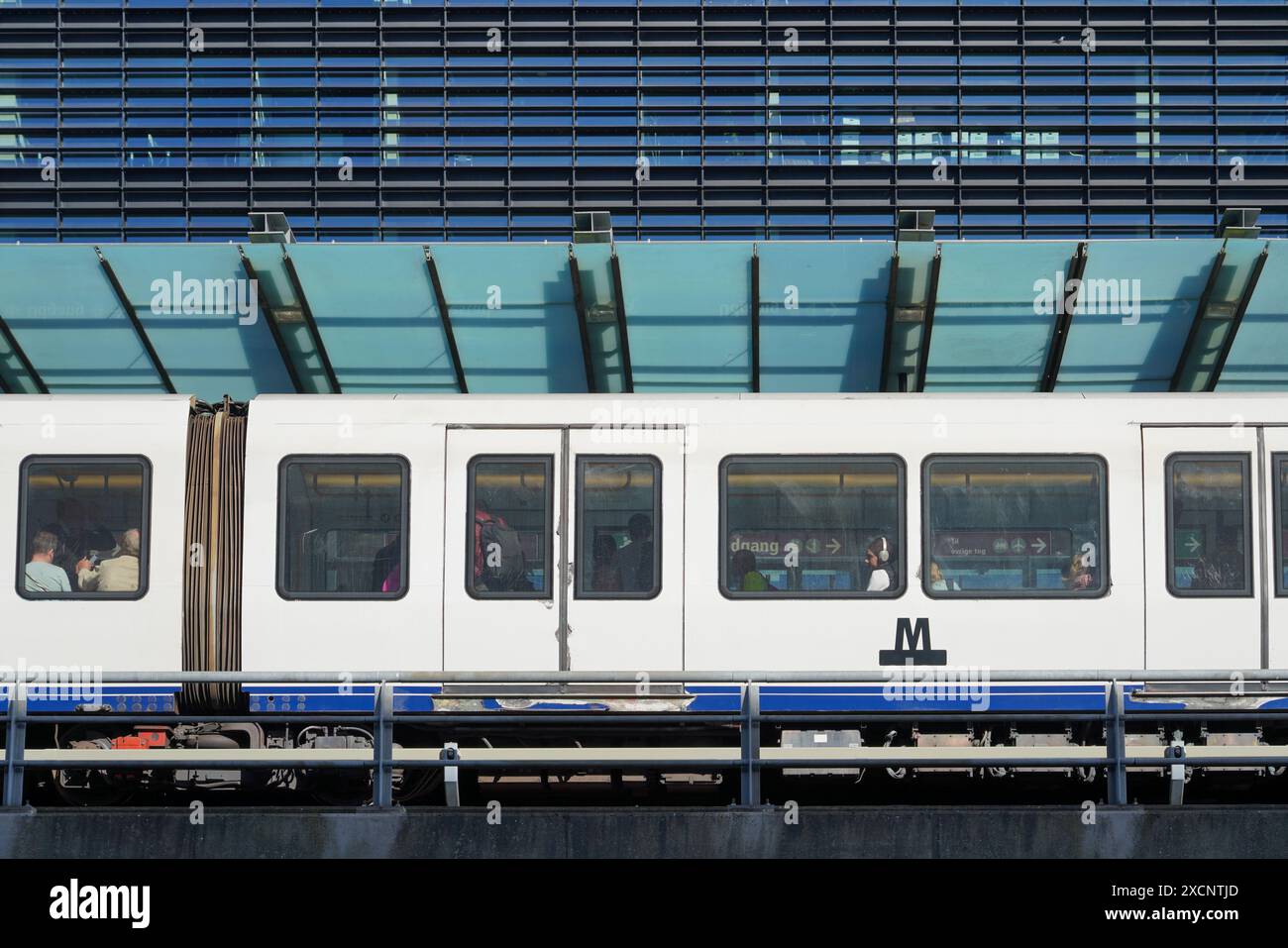 U-Bahn in Kopenhagen, Dänemark. Stockfoto