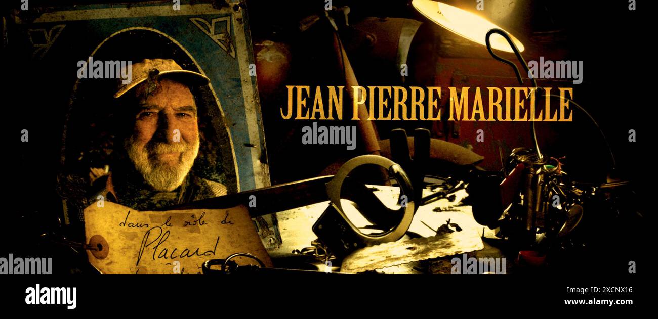 Micmacs à Reifen-Larigot Jahr : 2009 Frankreich Regie: Jean-Pierre Jeunet Jean-Pierre Marielle Charakterposter Stockfoto