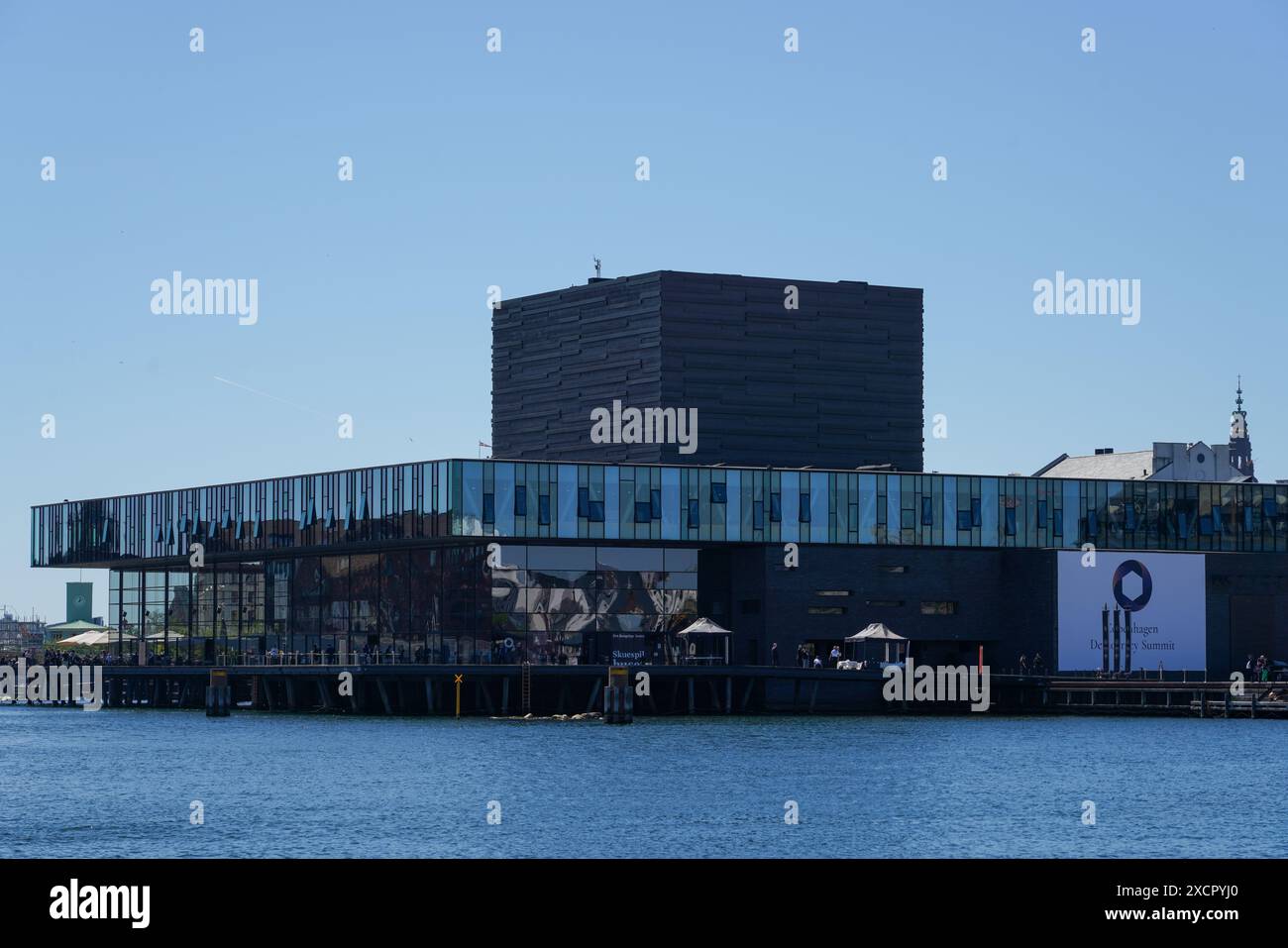 Das Royal Danish Playhouse, Skuespilhuset, das Royal Danish Theatre, Kopenhagen Dänemark, entworfen von Lundgaard & Tranberg. Stockfoto